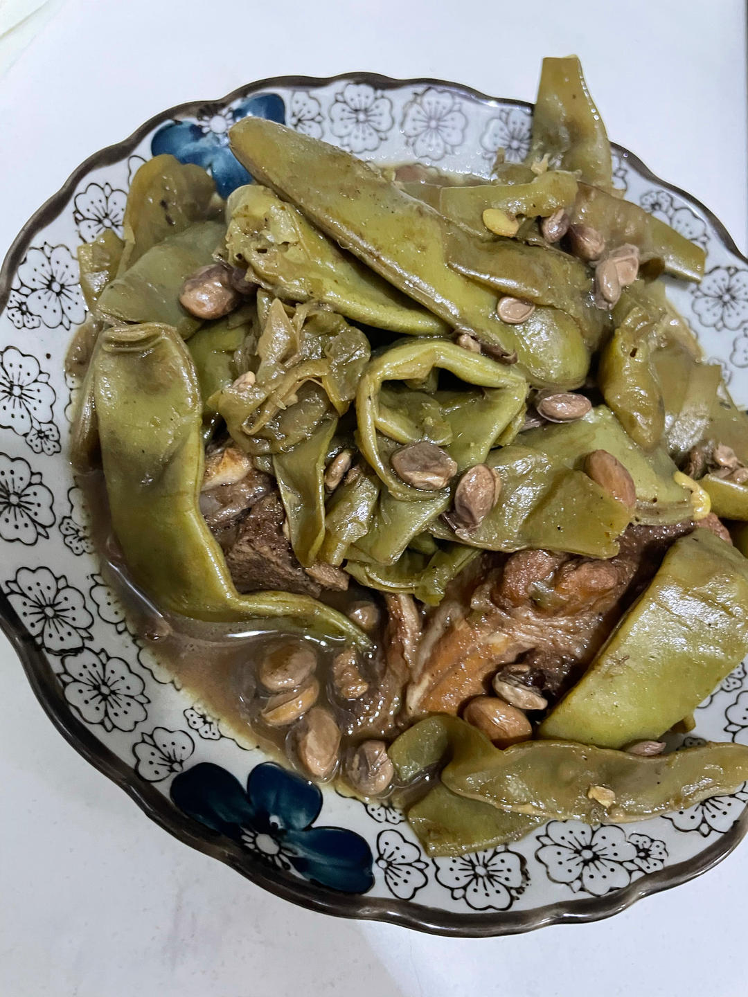 东北四大炖的排骨炖豆角