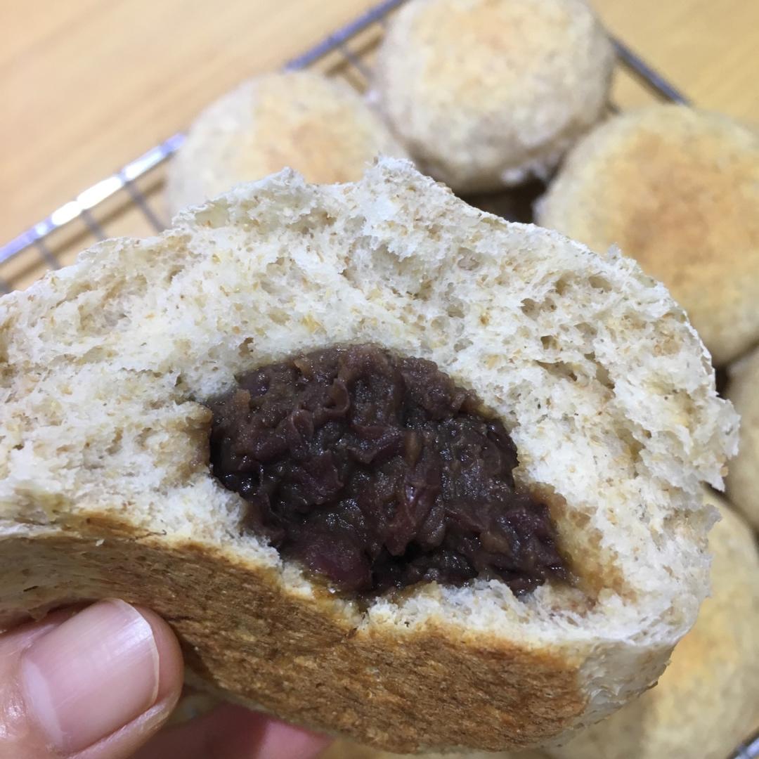 黑芝麻全麦餐包 100%纯全麦