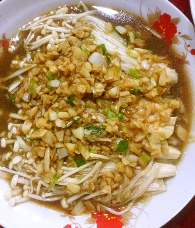 蒜蓉蒸金针菇