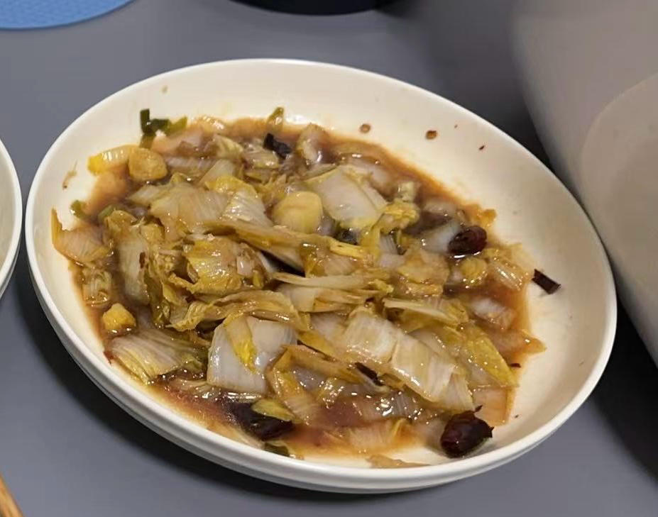 醋熘白菜丝