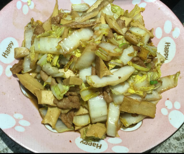 素菜：芹菜炒豆腐干