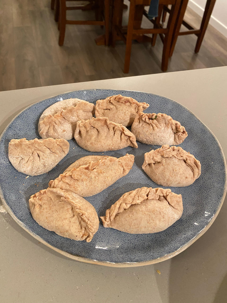 全麦饺子 自制全麦饺子皮 超好吃的全麦素饺子