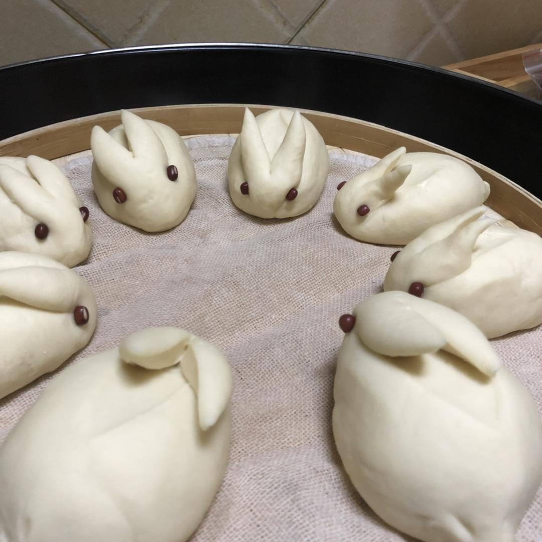 婷小婷我是做的兔子馒头的做法