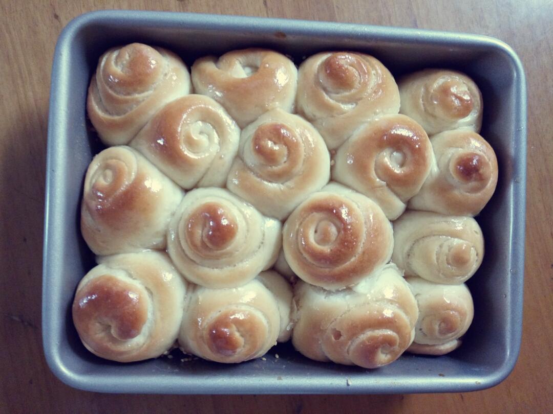 蜂蜜脆底小面包