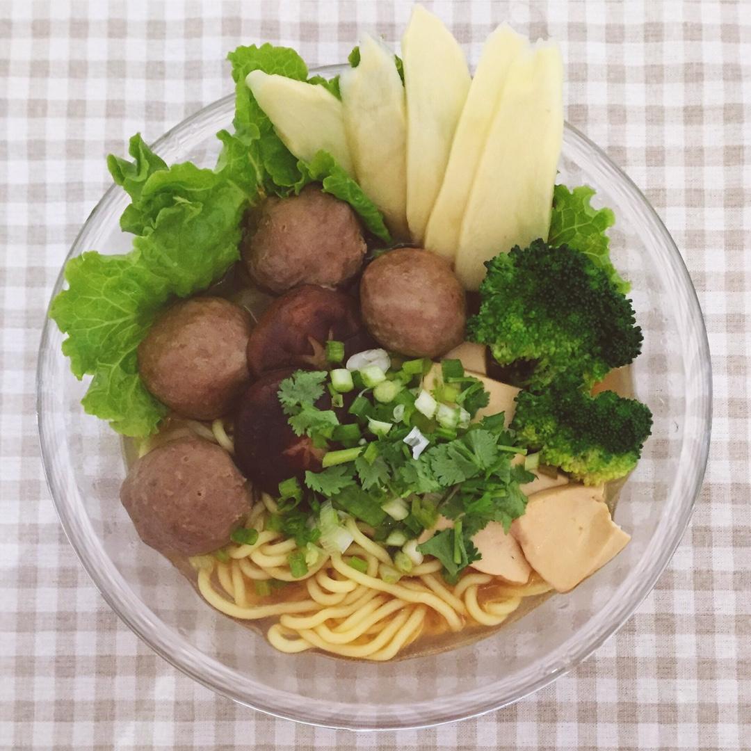 一碗朴素的牛肉丸面