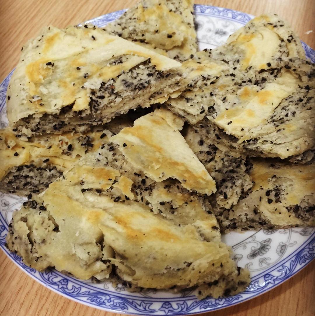 黑芝麻油旋饼