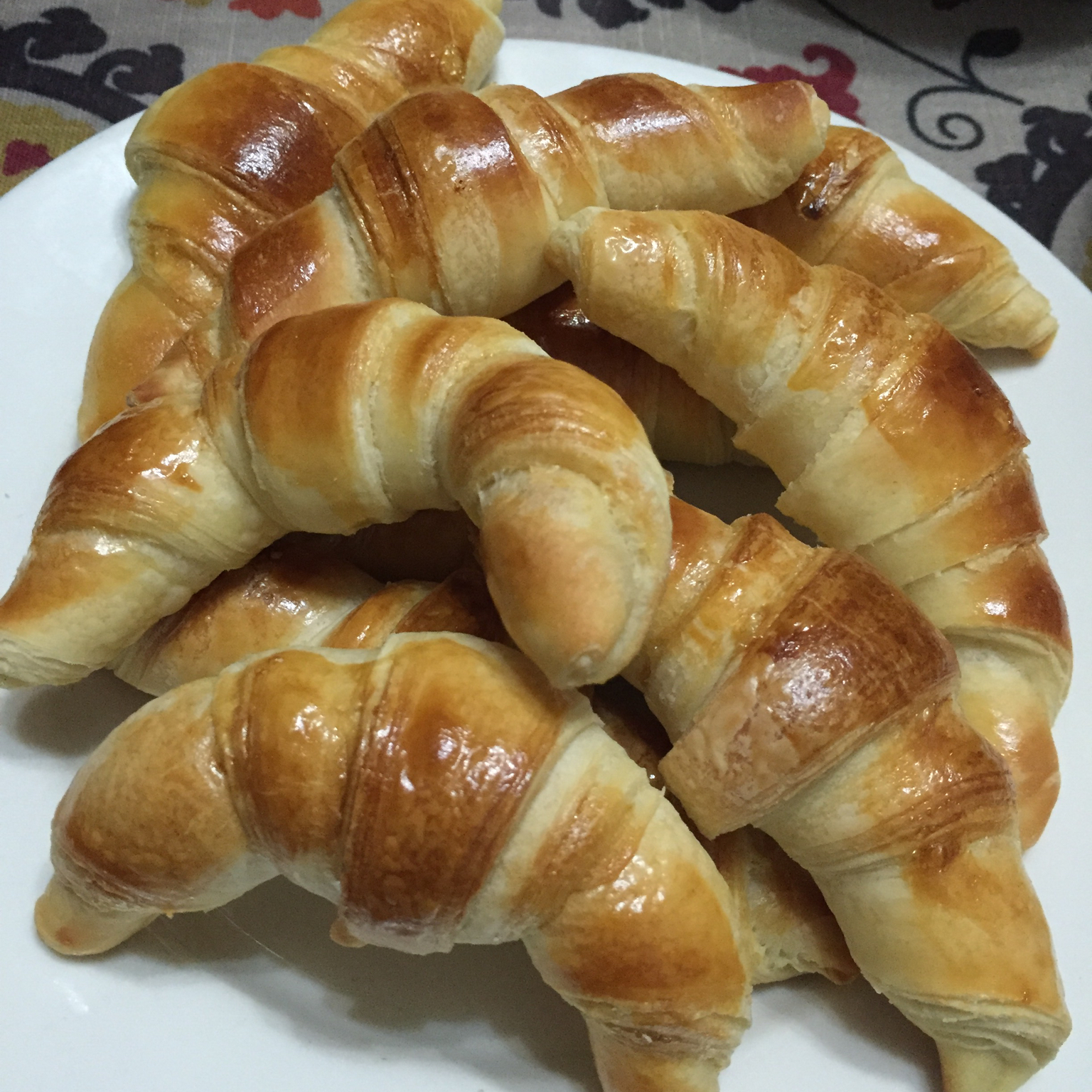 橄榄油千层牛角面包