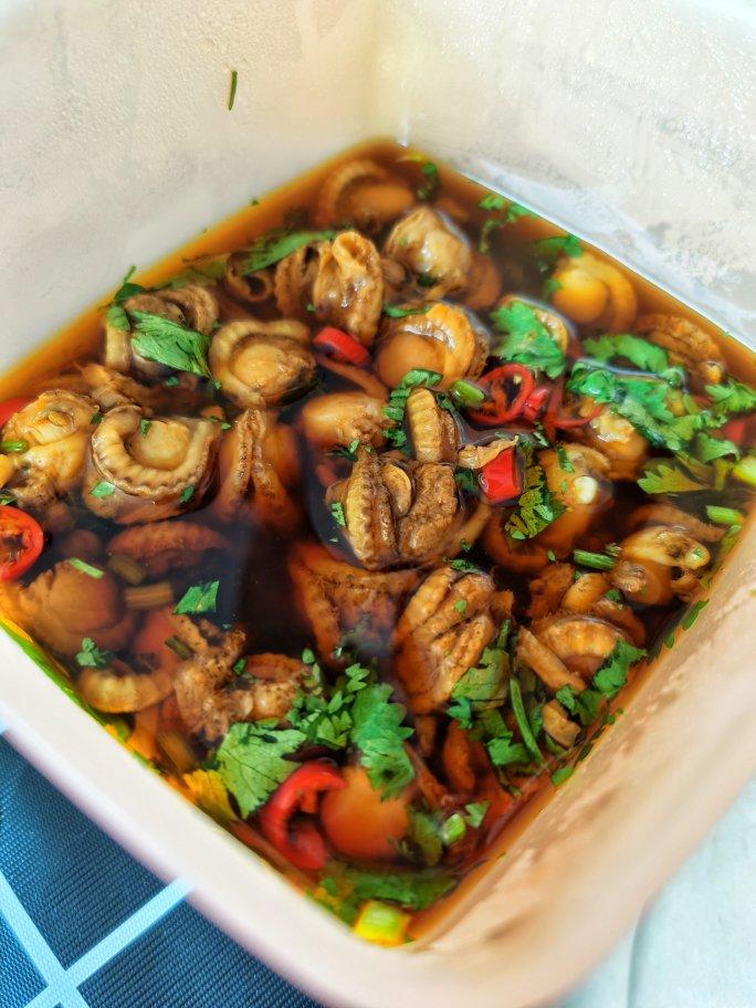 麻辣扇贝肉、海鲜冷吃（追剧、下酒、超过瘾）