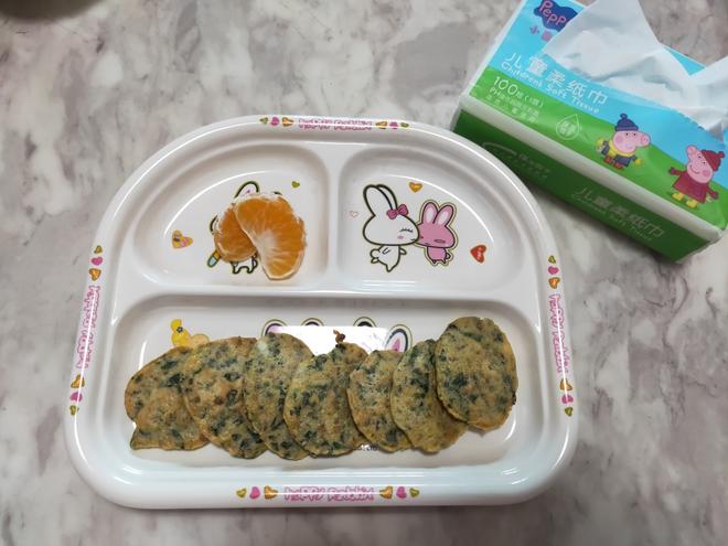 宝宝辅食——菠菜猪肝鸡蛋饼的做法