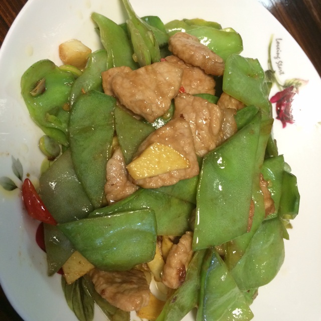 扁豆炒肉