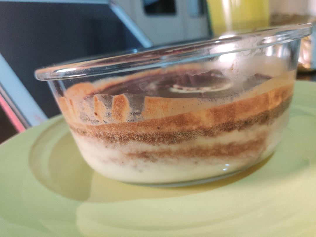 空气炸锅奶油奶酪极简蛋糕