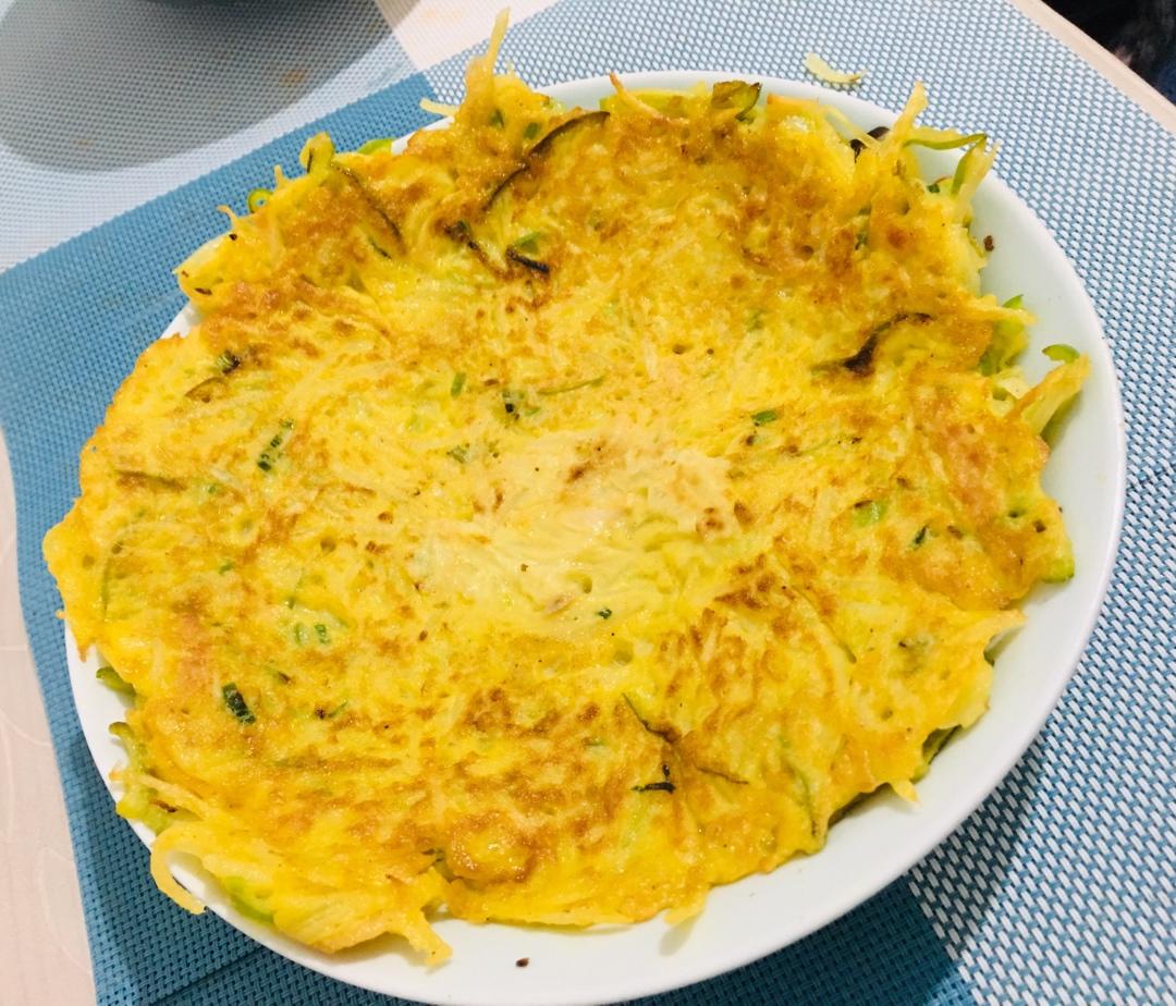 土豆丝鸡蛋饼