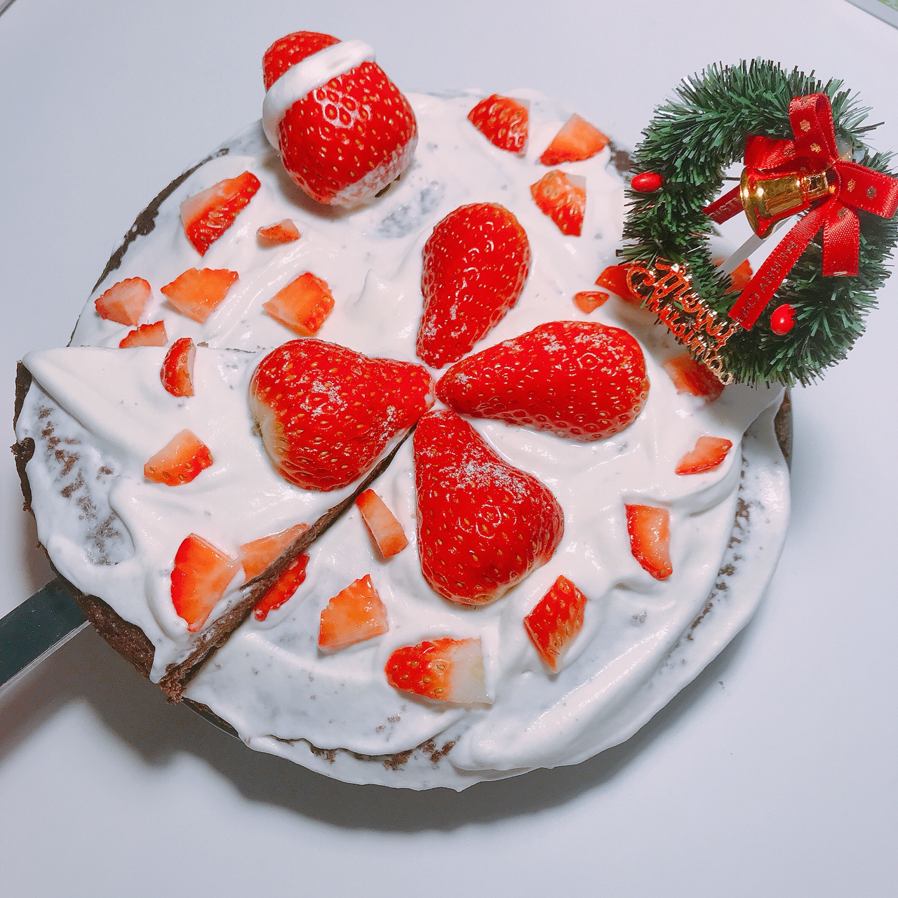 圣诞裸蛋糕（6寸）【北鼎烤箱食谱】