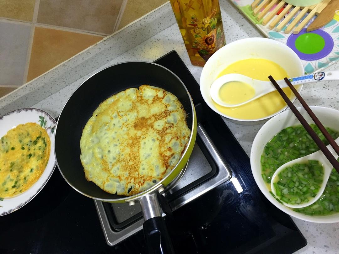 烙饼（甜与咸）