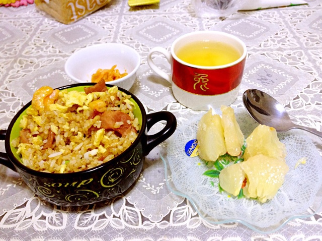 培根炒饭