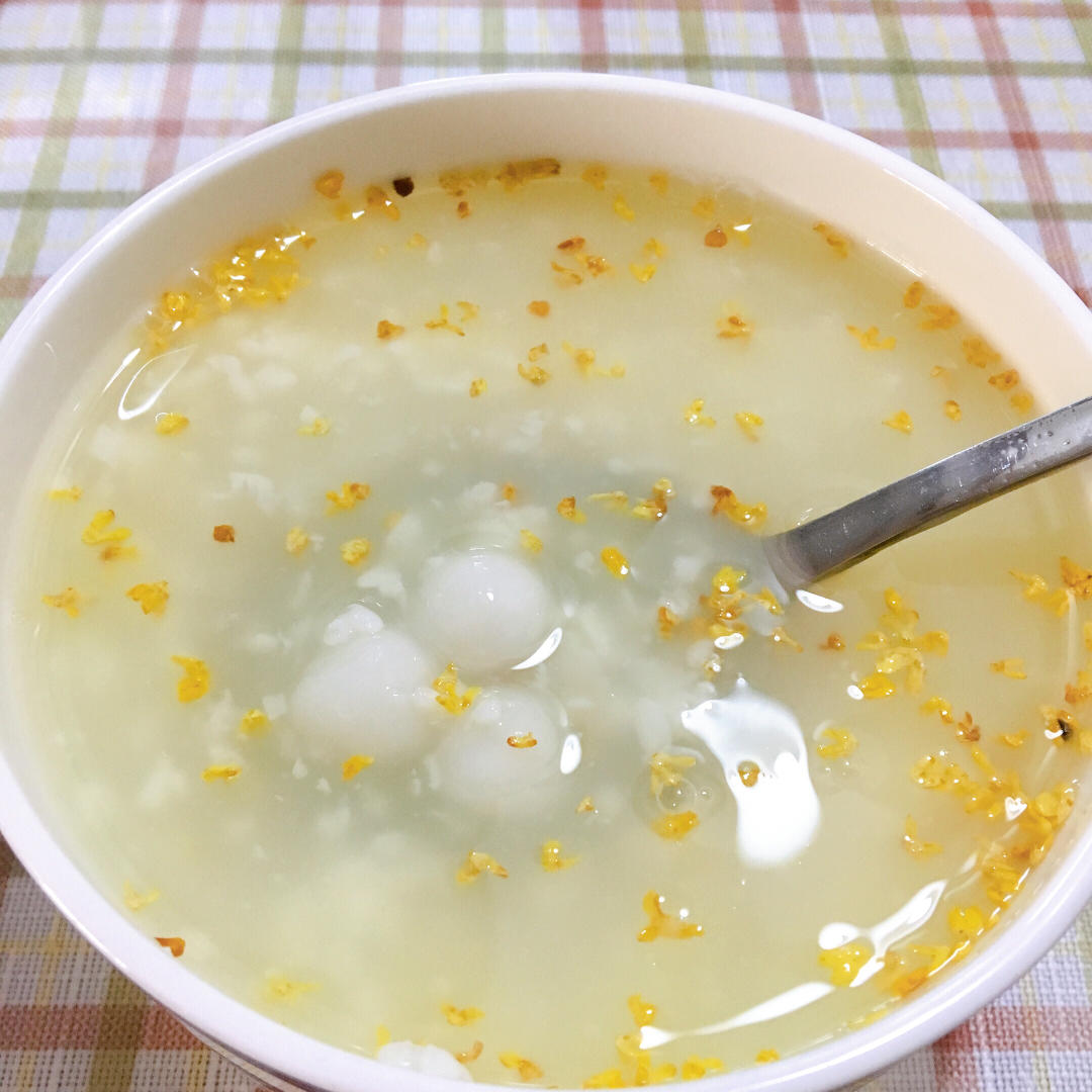 hesperides做的桂花酒酿圆子附酒酿小圆子做法