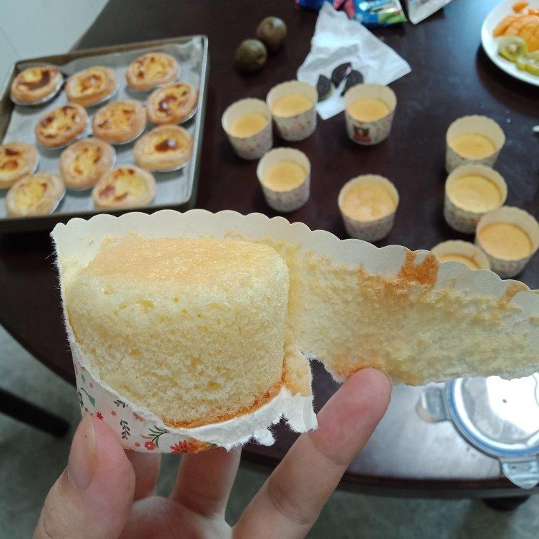 纸杯蛋糕 8寸戚风蛋糕的量
