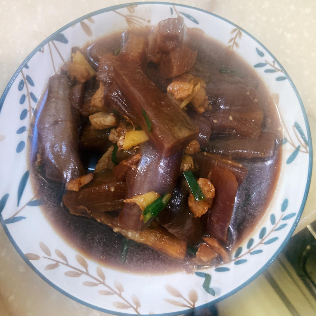 肉沬炒茄子