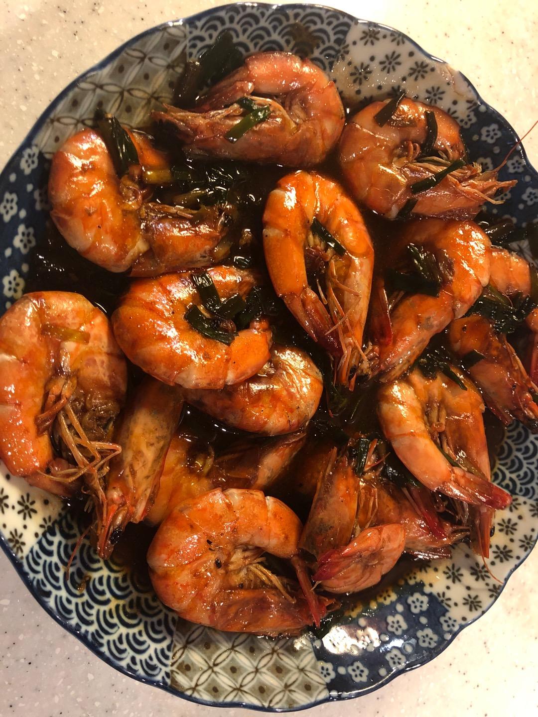 堂妈小厨——红烧大虾