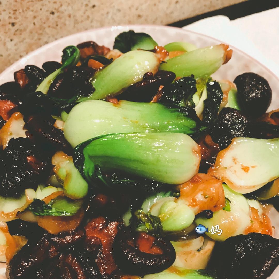 蚝油香菇油菜