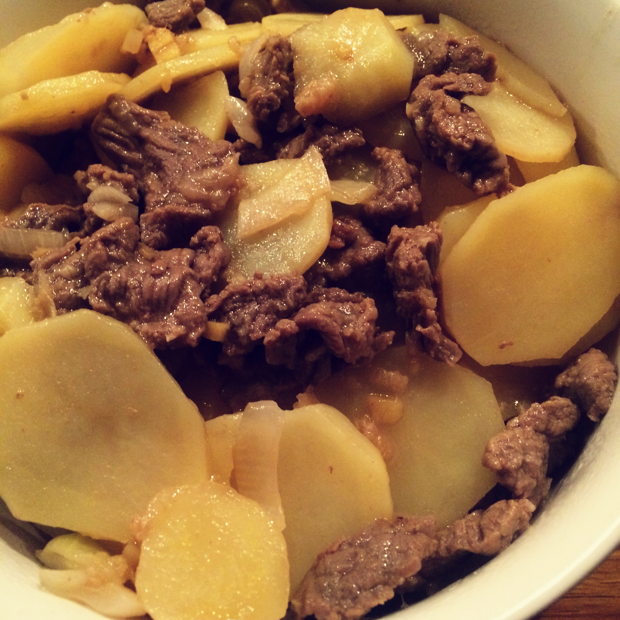 土豆炒牛肉