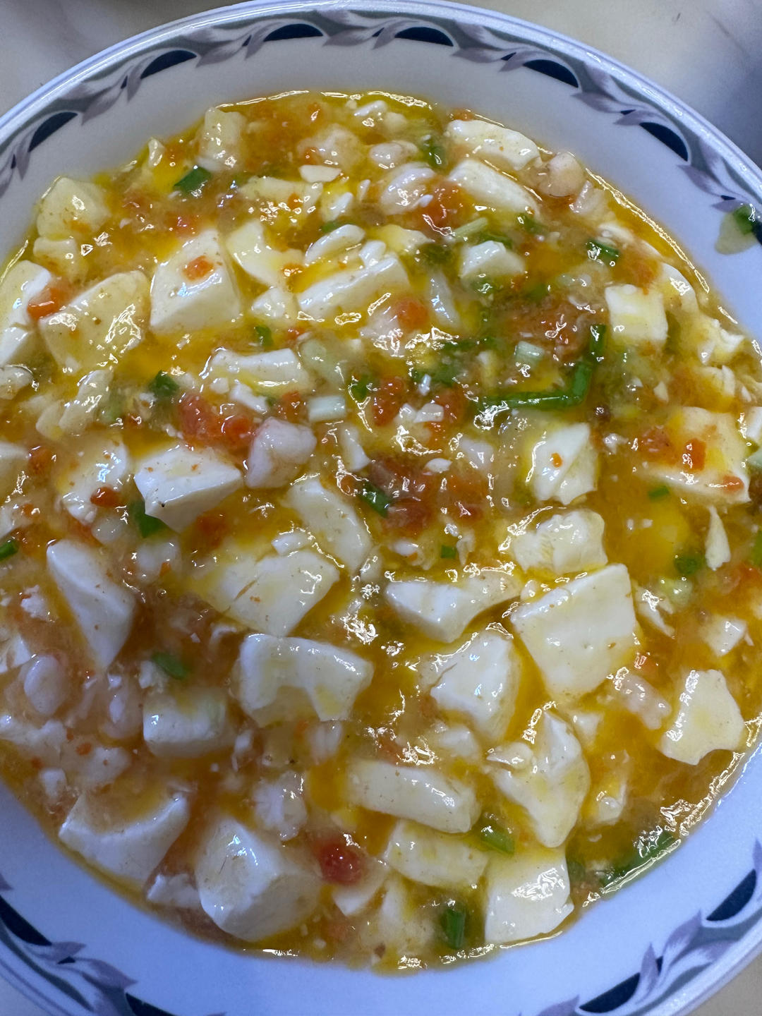 现拆蟹黄豆腐
