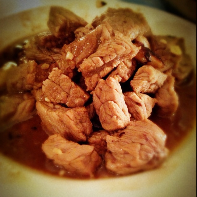黑蒜子牛肉粒