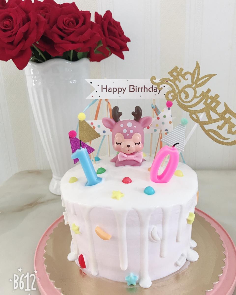 安安生日蛋糕之淋面蛋糕