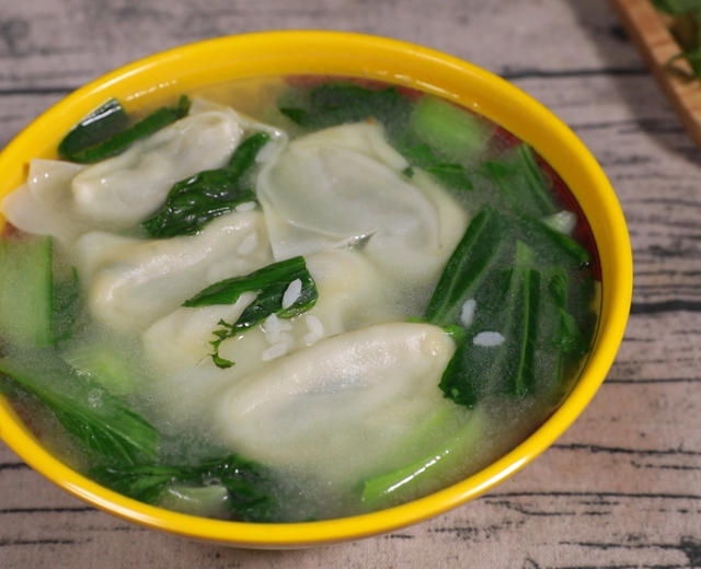 【馄饨咸沙粥】菜泡饭也有新搭档,浓香清爽鲜掉眉!的做法