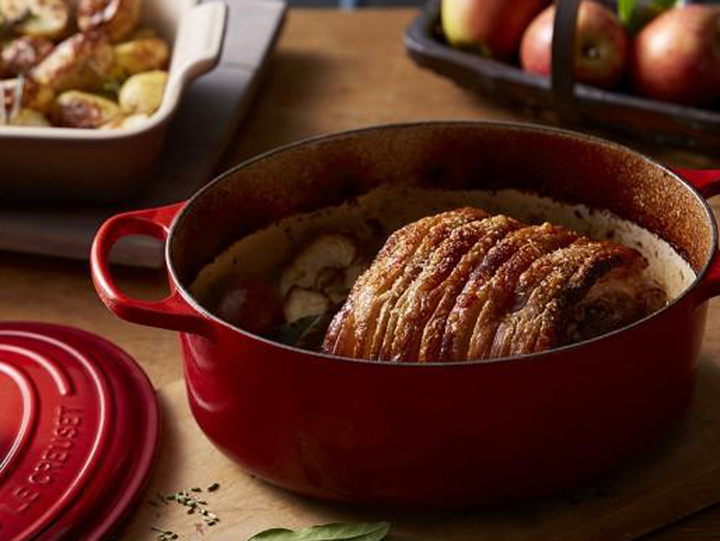 慢炖猪肩肉配芥末香草烤土豆 Slow Cooked Pork Shoulder的做法