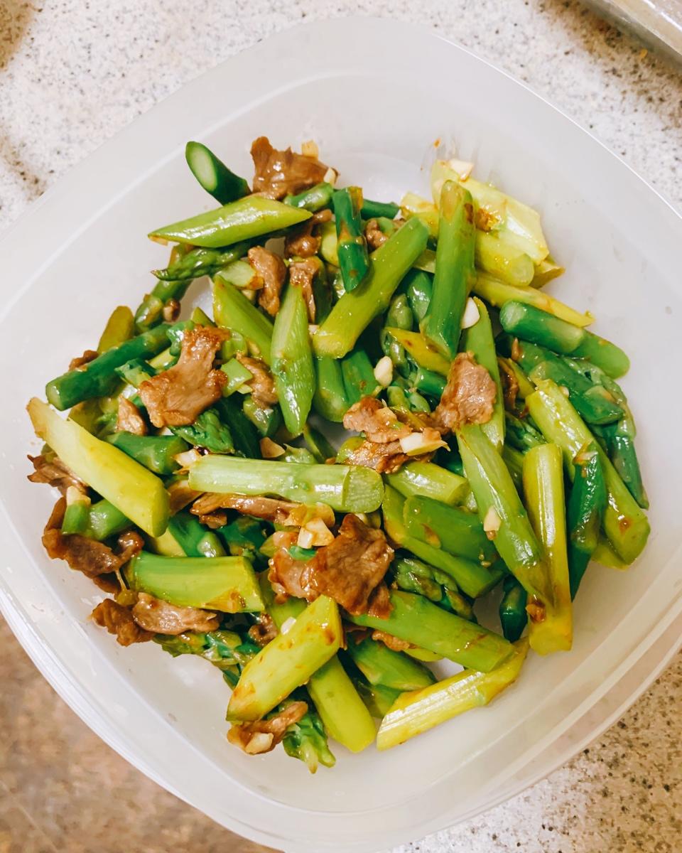 芦笋炒肉
