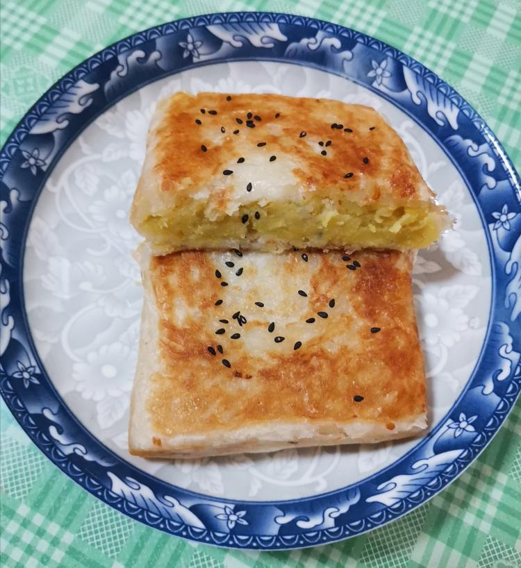 香甜酥软的红薯手抓饼