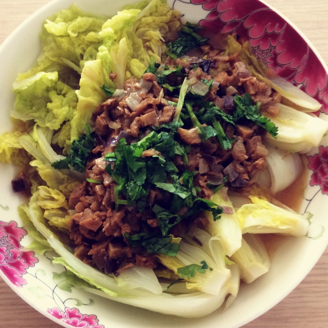 蒜蓉粉丝蒸娃娃菜