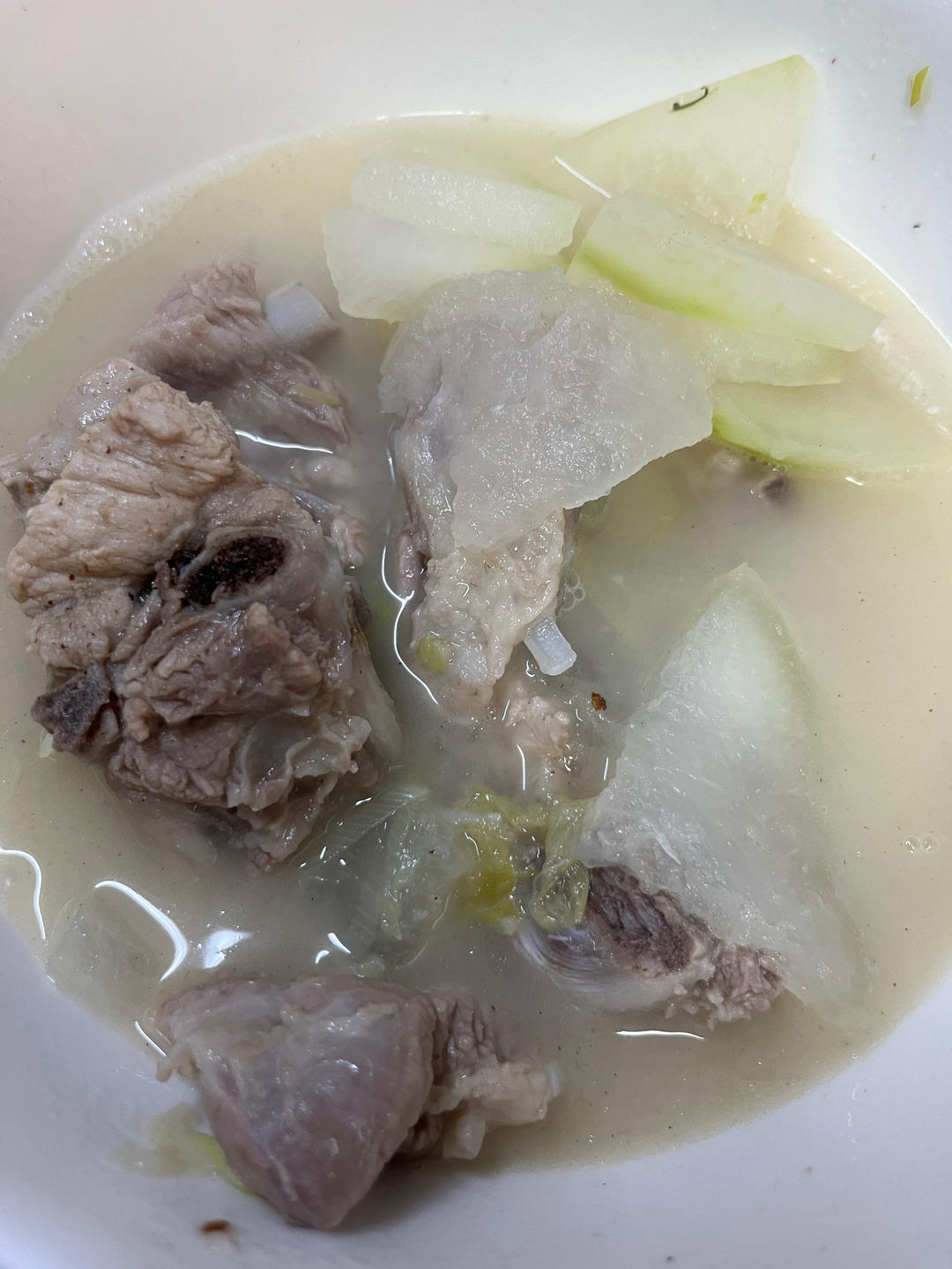 冬瓜排骨汤，夏天的味道