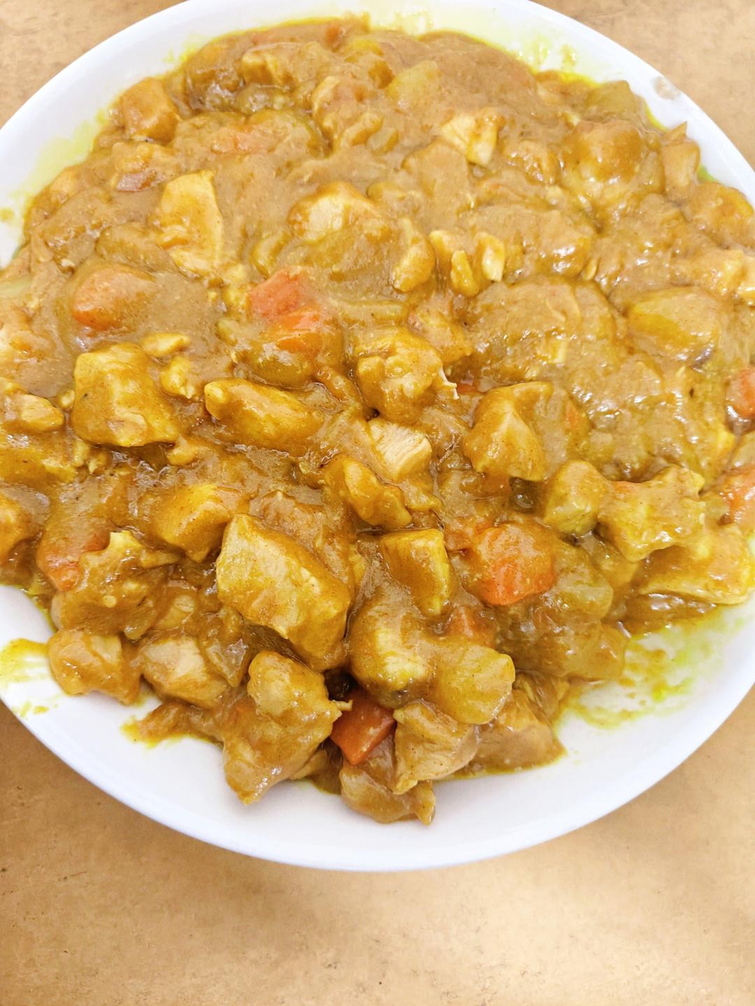 咖喱鸡块（超香椰浆版）