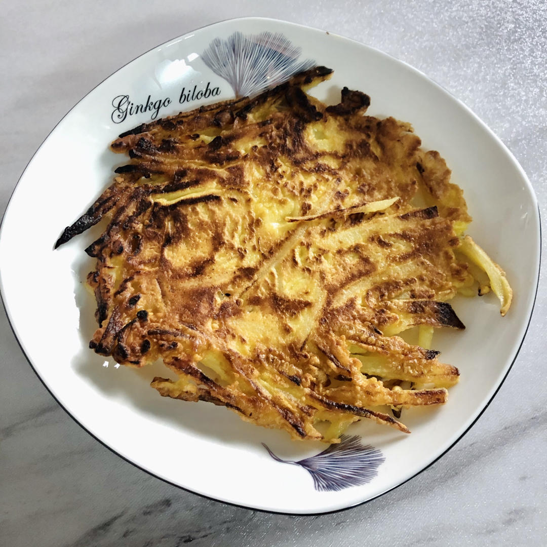 土豆丝鸡蛋饼