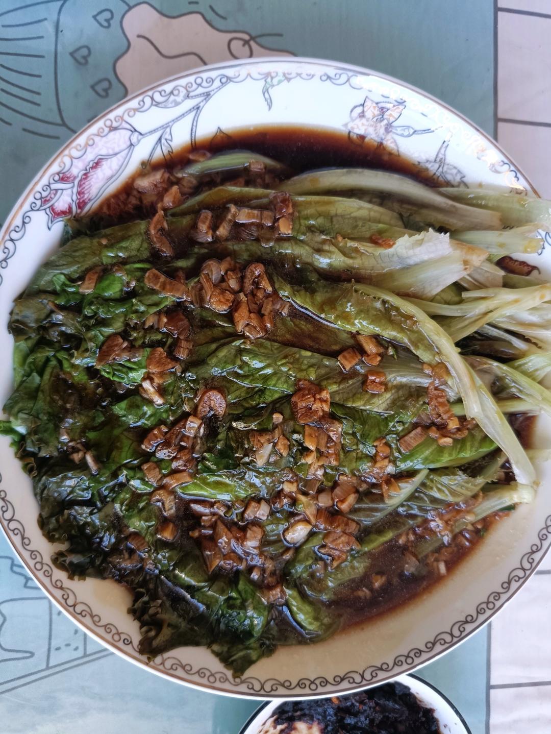 白灼生菜