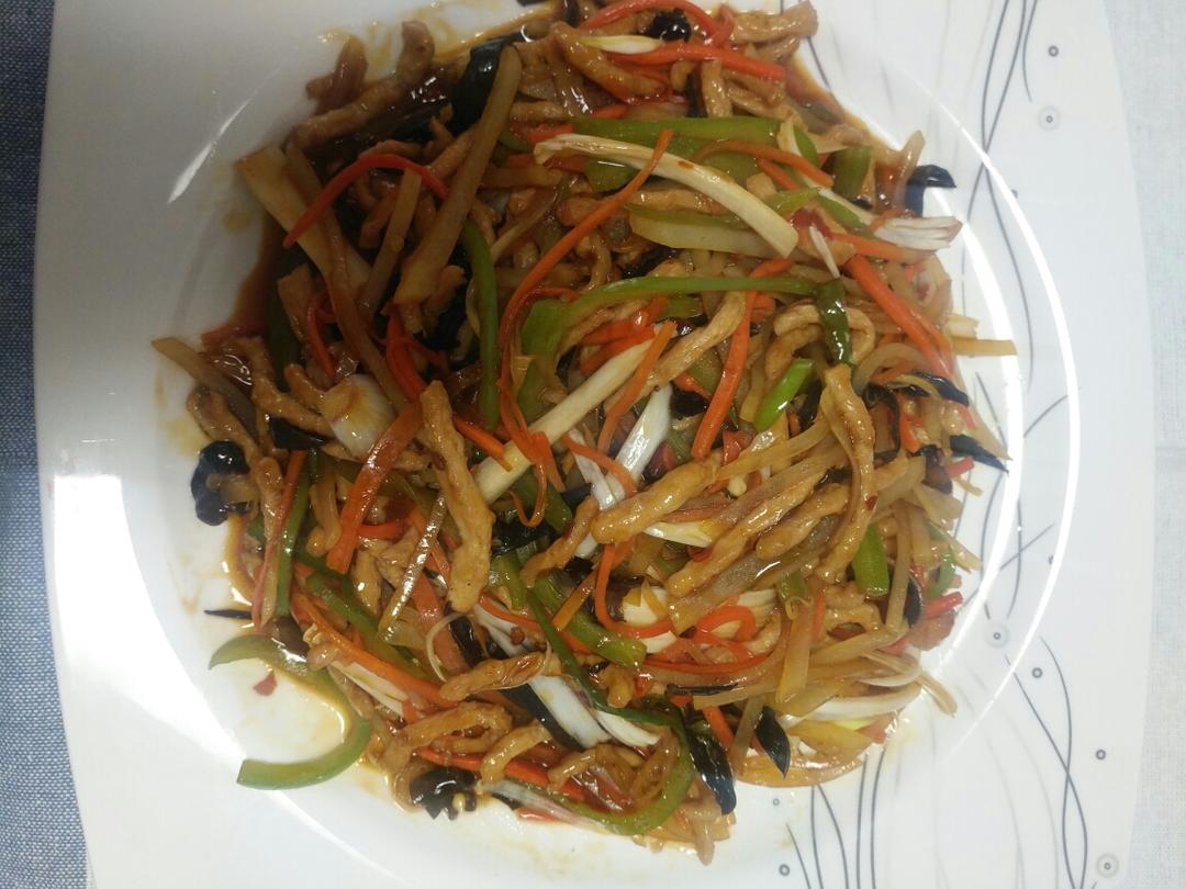 素食~鱼香肉丝的做法