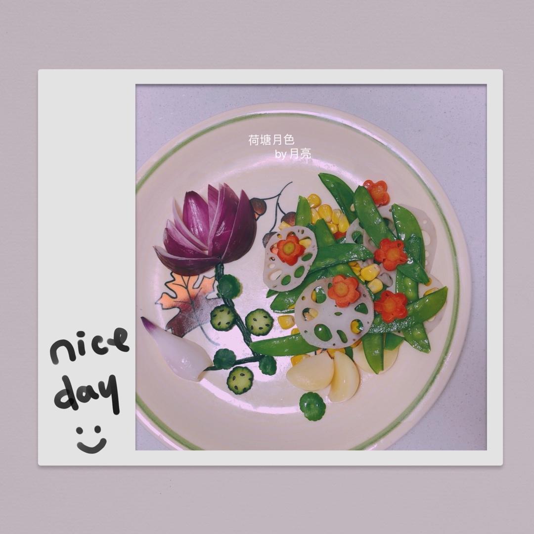 堪比五星⭐大厨的【荷塘小炒】