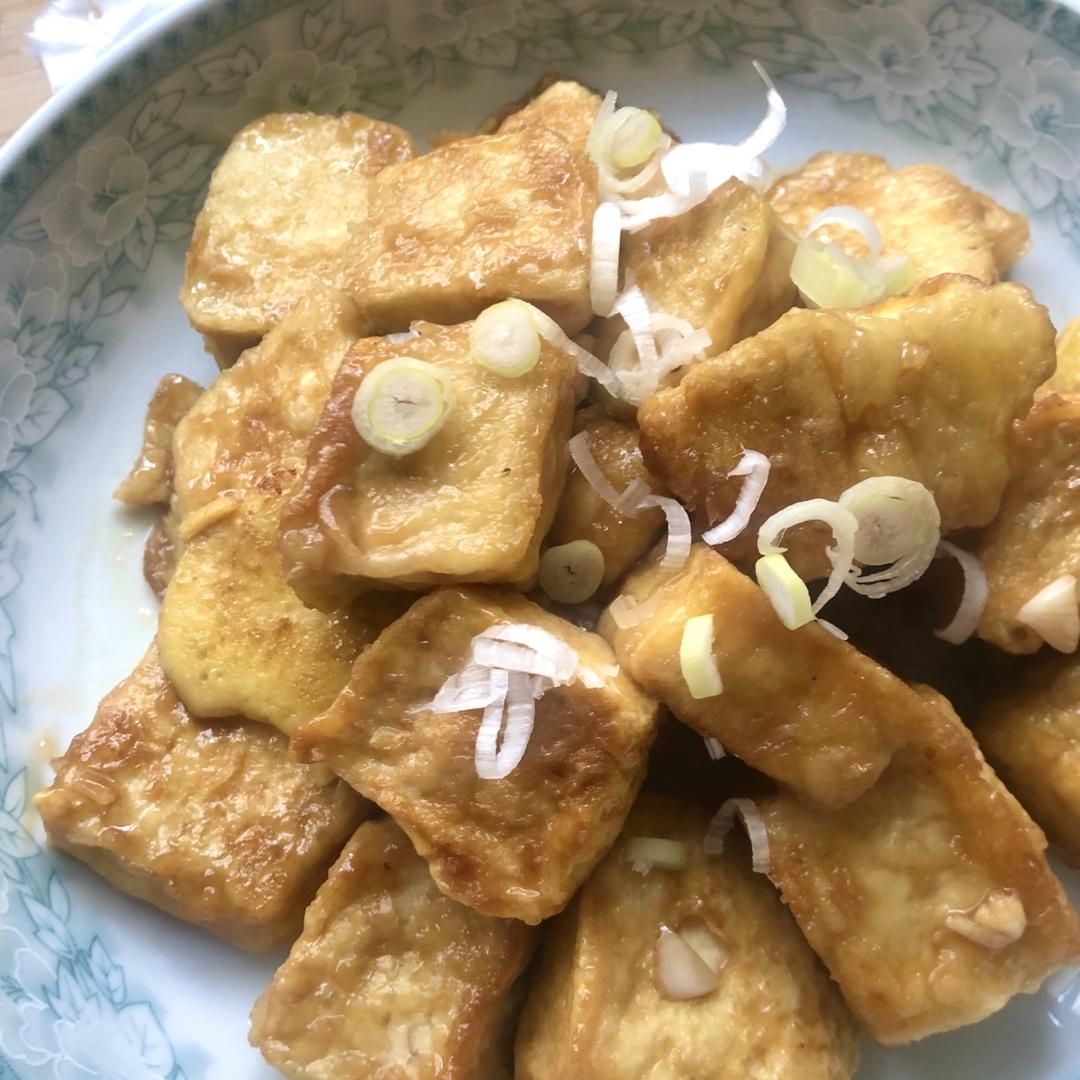 无敌好吃的香煎豆腐