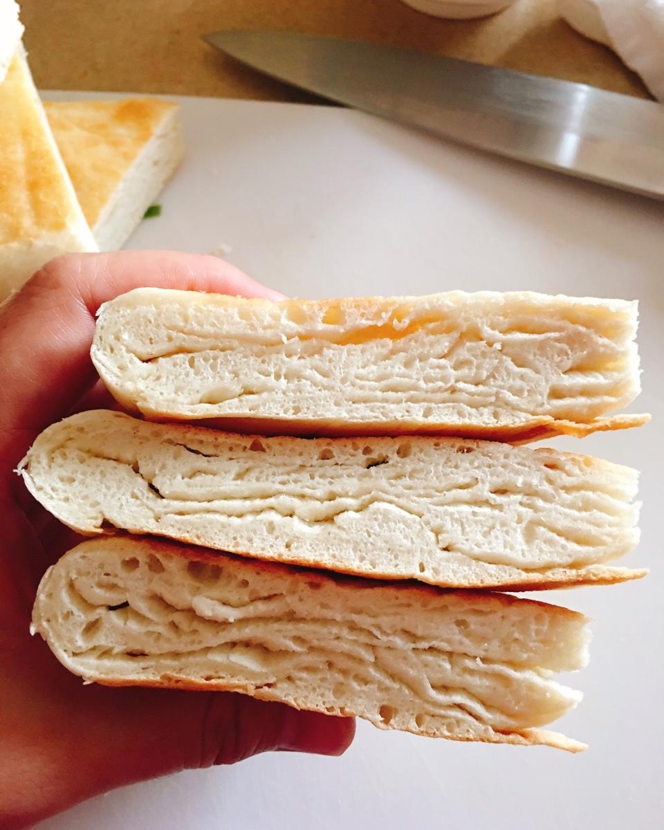 椒盐千层发面饼