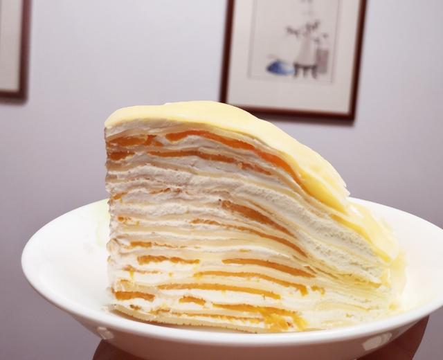 简单好吃的芒果千层蛋糕（面皮也可以通用做班戟）的做法