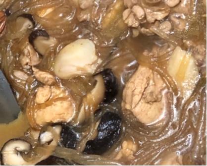 小鸡蘑菇炖粉条