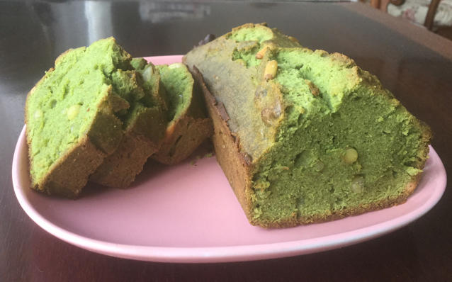 抹茶松仁磅蛋糕