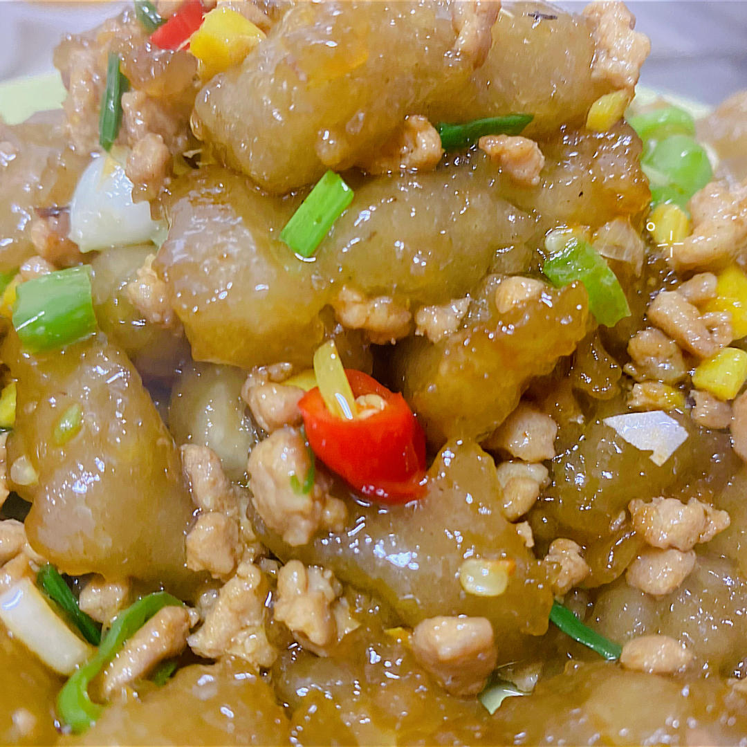 金娇虹做的湖南红薯粉坨