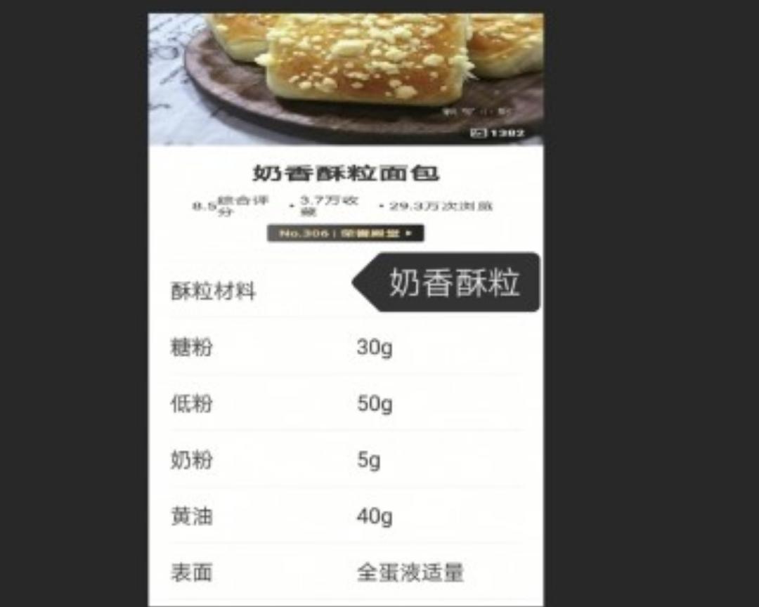 纯奶手撕吐司的做法 步骤1