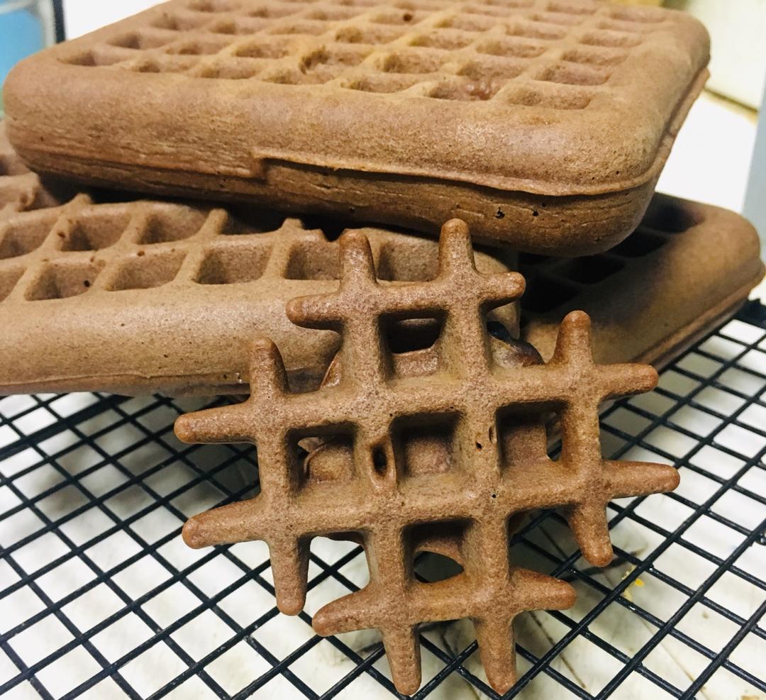 可可美式华夫饼