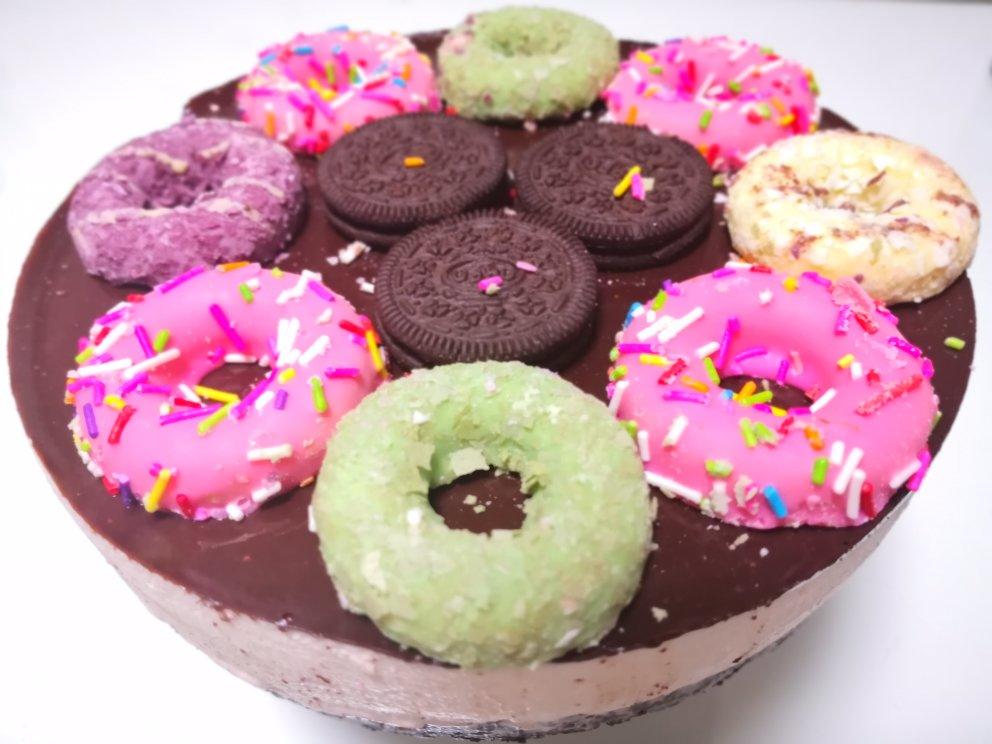 酸奶芒果慕斯蛋糕简易版（普通8寸活底）