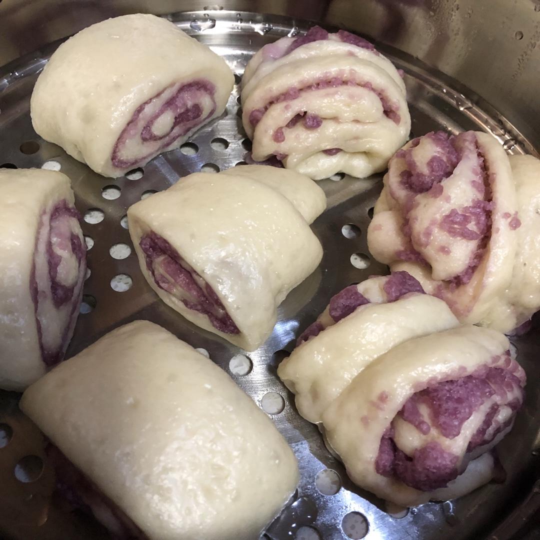 儿时的记忆----红色的甜花卷！