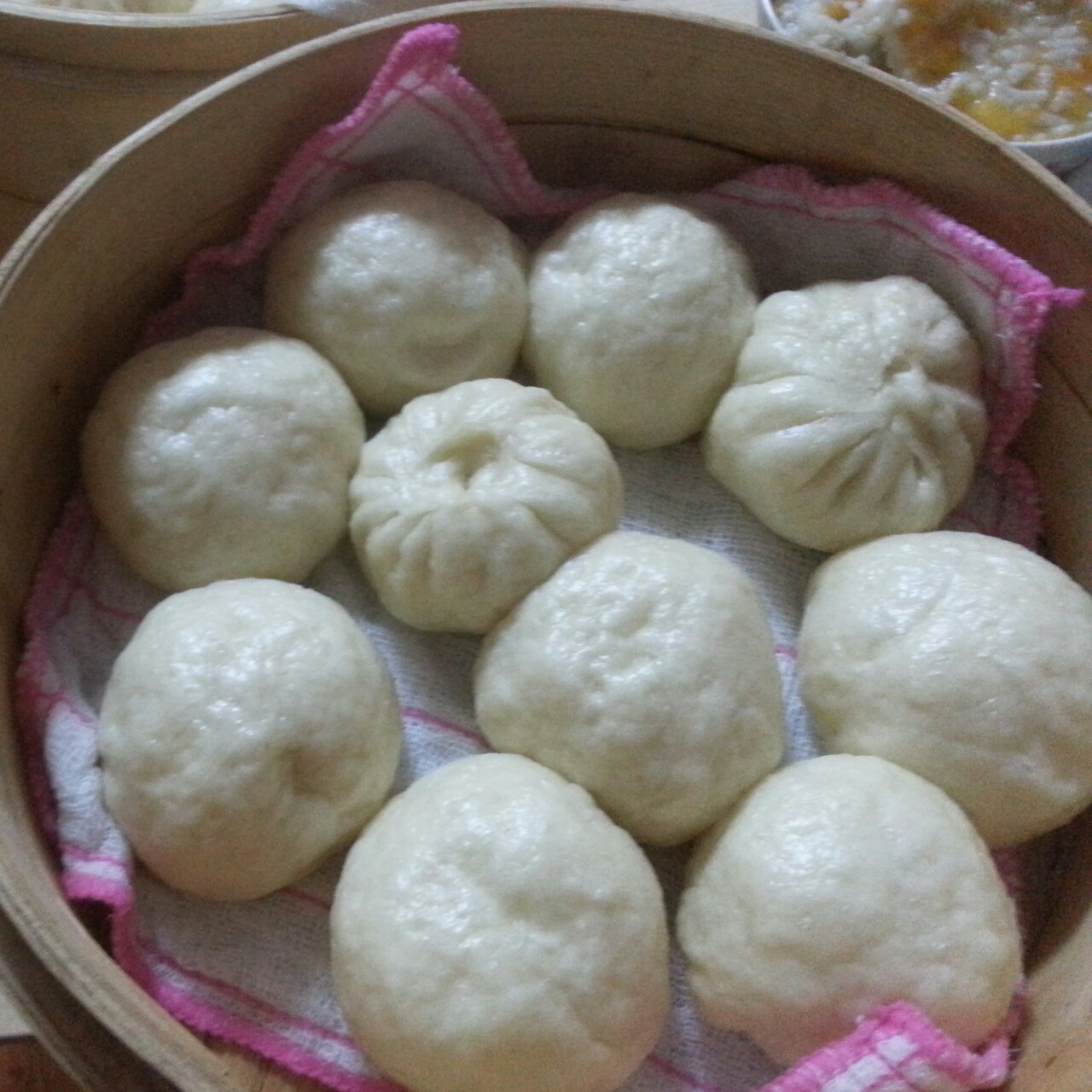 自制奶黄包